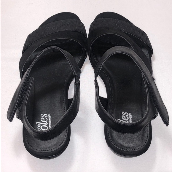 LAST ONE AVAILABLE! - New Catherine's Good Soles Slingback Sandals Black Size 8 - Picture 4 of 10